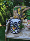 Talavera Flower Pot, Stunning Garden Decor & Yard Art, Ceramic Planter, Handmade Mexican Pottery, Eye-catching Porch Decor or Indoor Planter