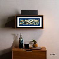 Giclee Prints, Santa Fe Contemporary Street Art by Randall Chavez, Frameable Fine Art Print to Enhance Your Home Decor with Unique Wall Art