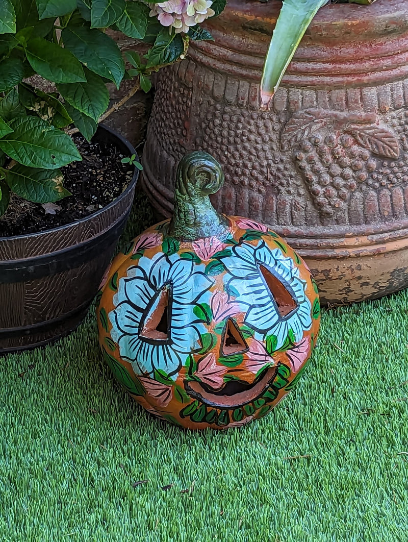 Halloween Decor, Pumpkin Decoration, Mexican Jack-o-lantern to Enrich Halloween Festivites with Unique Porch, Home Decor or Garden Decor