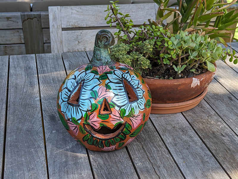 Halloween Decor, Pumpkin Decoration, Mexican Jack-o-lantern to Enrich Halloween Festivites with Unique Porch, Home Decor or Garden Decor