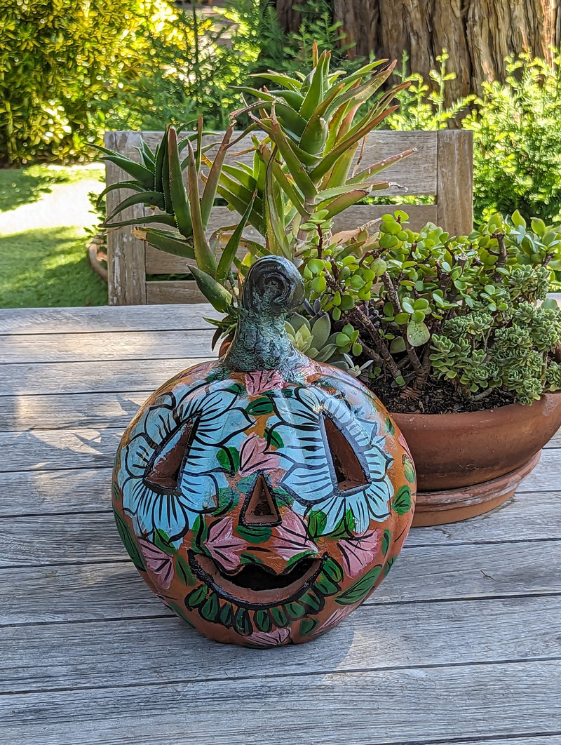 Halloween Decor, Pumpkin Decoration, Mexican Jack-o-lantern to Enrich Halloween Festivites with Unique Porch, Home Decor or Garden Decor