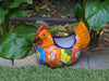 Chicken Flower Pot, Ceramic Talavera Planter, Handmade Mexican Pottery Home Decor - Indoor Planter or Outdoor Pot, Small Planter Pot