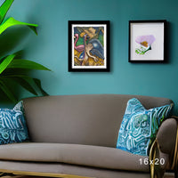Wall Decor Art Print: Wading Birds | Frameable Gallery Wall Art and Fine Art Print for Living Room Wall Decor, Mexican Art Home Decor