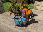 Cute Dog Flower Pot, Talavera Planter, Dog Decor, Flower Pots Outdoor, Dog Decorations, Handmade Mexican Talavera Pottery, Cute Dog Gifts