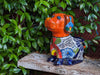 Cute Dog Flower Pot, Talavera Planter, Dog Decor, Flower Pots Outdoor, Dog Decorations, Handmade Mexican Talavera Pottery, Cute Dog Gifts