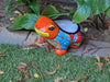 Colorful Frog Flower Pot, Ceramic Planter, Talavera Pottery, Indoor Outdoor Planter, Talavera Pot, Mexican Planter, Small Pot