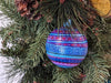 Christmas Ornaments: Unique Mexican Christmas Decor features festive patterns & bold colors, Hand Painted Wood Ornament for Christmas Tree