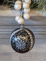 Christmas Ornaments: Unique Mexican Christmas Decor features festive patterns & bold colors, Hand Painted Wood Ornament for Christmas Tree