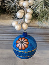 Christmas Ornaments: Unique Mexican Christmas Decor features festive patterns & bold colors, Hand Painted Wood Ornament for Christmas Tree