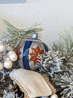 Christmas Ornaments: Unique Mexican Christmas Decor features festive patterns & bold colors, Hand Painted Wood Ornament for Christmas Tree