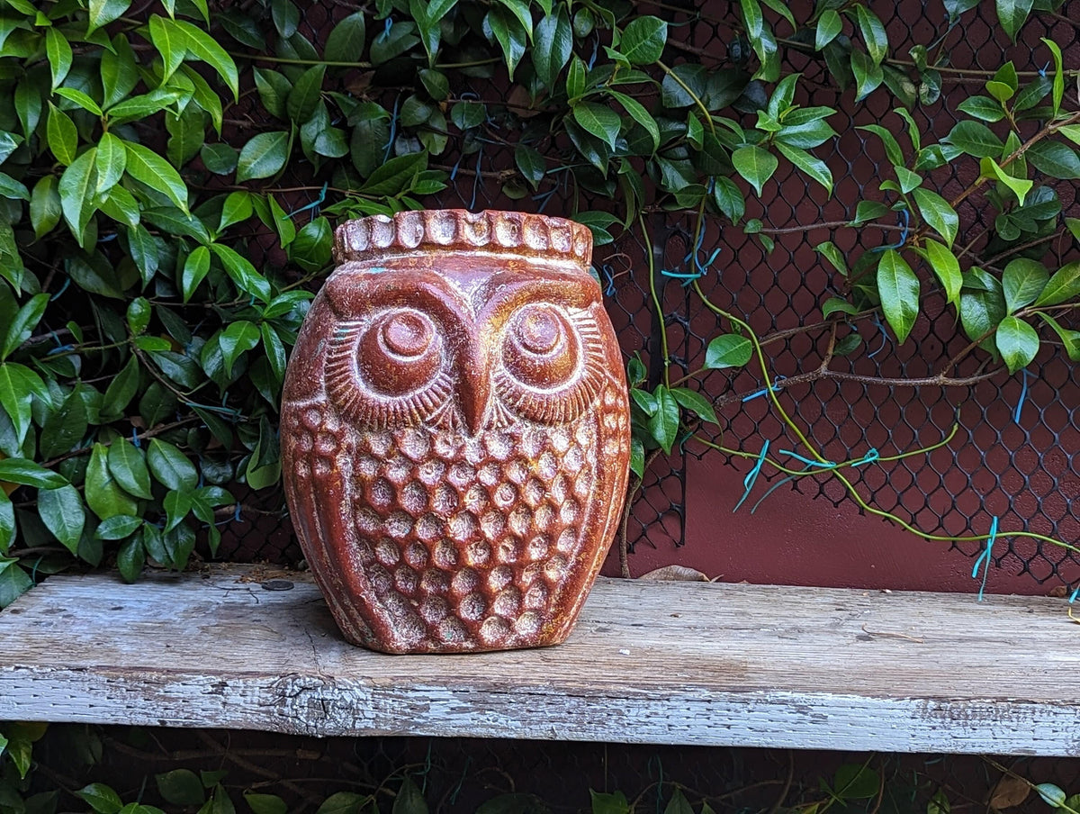 indoor owl planter Mexican Owl Planter Pot for Indoor Home Decor or Outdoor Garden Decora – LUV2BRD