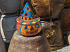 Halloween Talavera Pumpkin Fall Decor, Unique Halloween Gift, Handmade Mexican Art & Home Decor, Large