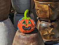 Halloween Pumpkin Decor, Jack-o-Lantern for Trick or Treat Party, Holiday Decor or Seasonal Yard Decor, Handmade Mexican Talavera Pottery
