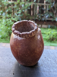 Mexican Owl Planter Pot for Indoor Home Decor or Outdoor Garden Decorations, Medium Owl, Reddish Brown