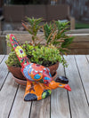 Talavera Roadrunner Garden Decor & Colorful Yard Art, Ceramic Outdoor Decor is a Unique Mexican Garden Art Decoration for Your Home or Yard