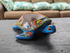 Talavera Turtle Planter, Handmade Mexican Pottery for Succulents or Flowers or Garden Decor, Ceramic Flower Pot for Outdoor or Home Decor