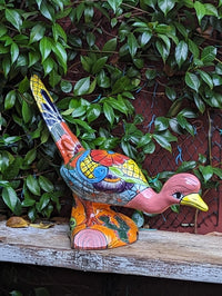 Talavera Roadrunner Garden Decor & Colorful Yard Art, Ceramic Outdoor Decor is a Unique Mexican Garden Art Decoration for Your Home or Yard