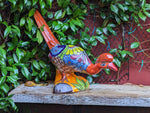 Talavera Roadrunner Garden Decor & Colorful Yard Art, Ceramic Outdoor Decor is a Unique Mexican Garden Art Decoration for Your Home or Yard