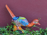 Talavera Roadrunner Garden Decor & Colorful Yard Art, Ceramic Outdoor Decor is a Unique Mexican Garden Art Decoration for Your Home or Yard