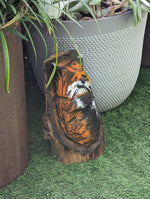 Friendly Fox Yard Art & Home Decor | Enjoy this Finely-crafted Outdoor Companion | Wooden Art Chainsaw Carving