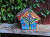 Ceramic Bird Feeder Talavera Pottery, Decorative Outdoor Hanging Feeder Station, Handmade Mexican Pottery to Attract Wild Birds