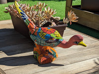 Talavera Roadrunner Garden Decor & Colorful Yard Art, Ceramic Outdoor Decor is a Unique Mexican Garden Art Decoration for Your Home or Yard