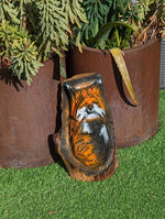 Friendly Fox Yard Art & Home Decor | Enjoy this Finely-crafted Outdoor Companion | Wooden Art Chainsaw Carving