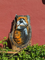 Friendly Fox Yard Art & Home Decor | Enjoy this Finely-crafted Outdoor Companion | Wooden Art Chainsaw Carving