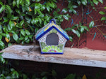 Ceramic Bird Feeder, Talavera Pottery, Decorative Outdoor Hanging Feeder Station, Handmade Mexican Pottery, Attract Wild Birds