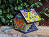 Ceramic Bird Feeder Talavera Pottery, Decorative Outdoor Hanging Feeder Station, Handmade Mexican Pottery to Attract Wild Birds