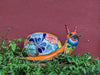 Talavera Snail Planter, Ceramic Mexican Planter Pot for Indoor Home Decor or Outdoor Garden Decor is also Exquisite Hand Painted Yard Art