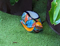 Talavera Snail Planter, Ceramic Mexican Planter Pot for Indoor Home Decor or Outdoor Garden Decor is also Exquisite Hand Painted Yard Art