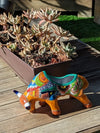 Talavera Bull Planter, Ceramic Mexican Planter Pot for Indoor Home Decor or Outdoor Garden Decor is also Exquisite Hand Painted Yard Art