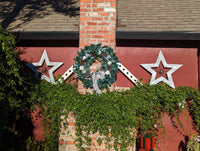 Big White Star for Christmas Holiday Decor | Use this Handmade Nativity Star as Wall Art Home Decor to Compliment Your Seasonal Decorations