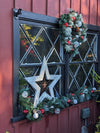 Big White Star for Christmas Holiday Decor | Use this Handmade Nativity Star as Wall Art Home Decor to Compliment Your Seasonal Decorations