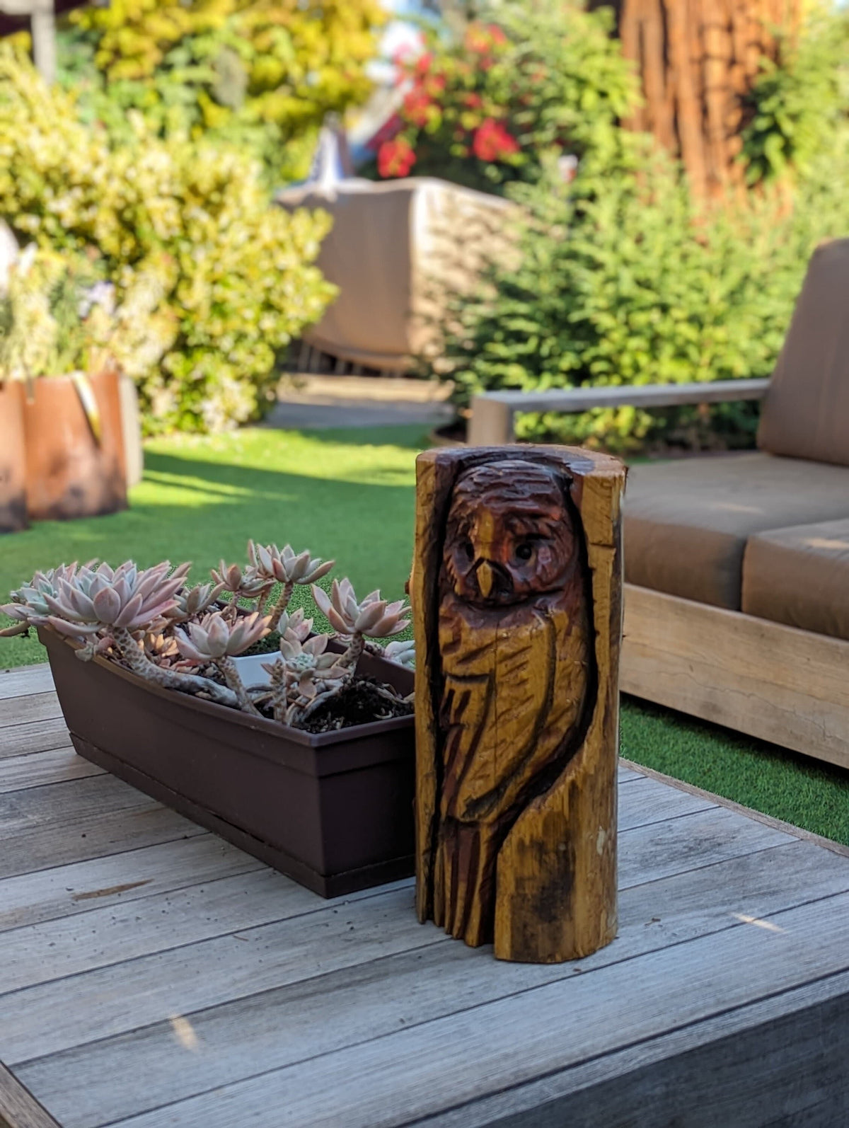 Pre-Order Barn Owl Decor | Original Chainsaw Yard Art to Enhance Your Porch, Patio, Garden or Backyard with a Nocturnal Guardian