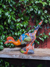 Talavera Roadrunner Garden Decor & Colorful Yard Art, Ceramic Outdoor Decor is a Unique Mexican Garden Art Decoration for Your Home or Yard