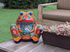 Talavera Frog Flower Pot | Ceramic Pottery for Indoor or Outdoor Planter Pot, Handmade Mexican Home Decor, Garden Decor & Yard Art