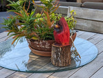 Handmade Northern Cardinal | Home Decor or Yard Art Made in the USA by Wood Chainsaw Artist in Texas