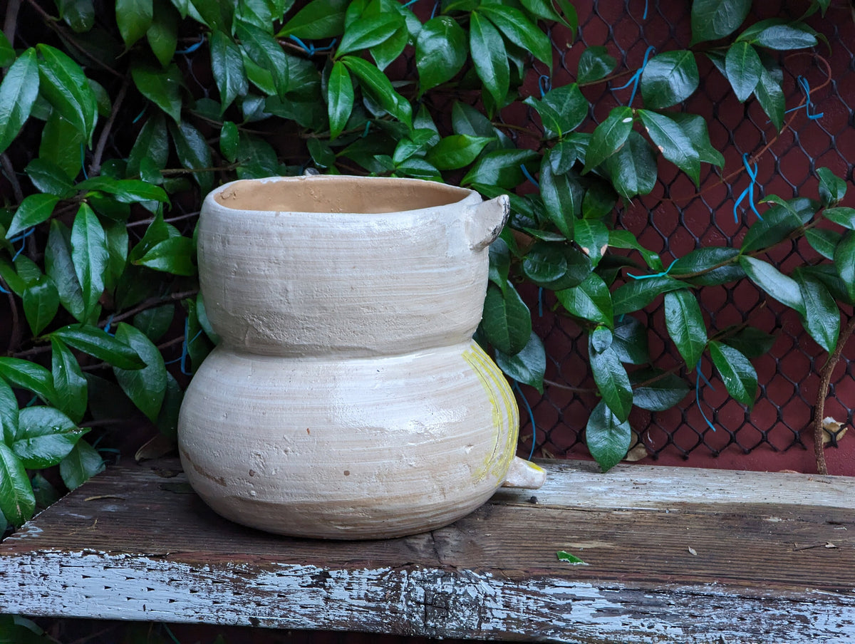 Ceramic Owl Planter & Flower Pot | Handmade Mexican Pottery from Atzompa, Mexico is Indoor or Outdoor Home or Yard Decor, Adorable Plant Pot
