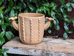 Cactus Plant Pot, Terra Cotta Planter, Handmade Mexican Pottery from Santa Maria Atzompa, Mexico, Home Decor, Indoor Outdoor Flower Pot