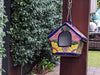 Ceramic Bird Feeder Talavera Pottery, Decorative Outdoor Hanging Feeder Station, Handmade Mexican Pottery to Attract Wild Birds